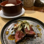 トーキョー シノワ 神子 - 黒毛和牛の焼きチャーシュー