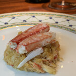 蒼 - 季節の蟹で作るリゾットシリーズ。今は毛蟹ちゃんです。
      一番濃い〜味わいは、この毛蟹かもですね。
      もう説明要らずの美味しさ！