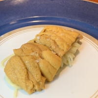 蒼 - 蛤出汁をたっぷり吸ったフェデリーニ。
                爽やかかつ風味豊かな北紫雲丹を、贅沢に！