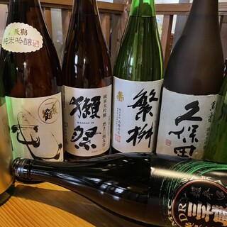 珍味のお供に♪日本酒や焼酎を多彩にご用意！福岡の地酒も◎