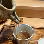 日本橋 蕎ノ字 - 蕎麦湯