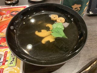 Sushikappousushigoten - 椎茸のお出汁と生椎茸の吸い物