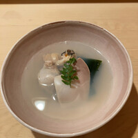 鮨 あらい - 蛤のスープ