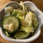 成吉思汗　だるま - お通し¥220（税込）