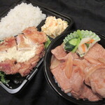 呑み喰い処 呑喜 - 特製チキン南蛮弁当700円、十勝豚丼600円