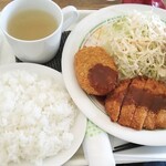 カフェリコ - ミックスフライ定食