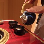 肉の匠 将泰庵 - ⑨サーロインと揚げ生麩の吉野仕立て