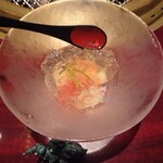 肉の匠 将泰庵 - ②ずわい蟹と帆立とグレープフルーツのジュレ