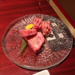 肉の匠 将泰庵 - ③幻の花咲タン塩＆④史上最高のロース