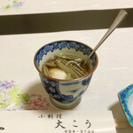 大こう - じゅんさいと温玉