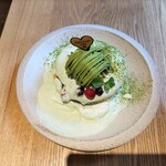 Yellowtail Cafe - 宇治抹茶パンケーキ