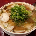 本家 第一旭 - 特製ラーメンのアップ