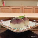 御料理 寺沢 - 真鯖の棒ずし