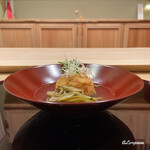 御料理 寺沢 - 穴子の飛龍頭に虎杖