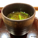 御料理 寺沢 - 自家製三年熟成の味噌汁
