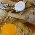 中華そば えもと - 月見中華そばアップ