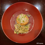 御料理 寺沢 - 穴子の飛龍頭に虎杖