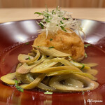 御料理 寺沢 - 穴子の飛龍頭に虎杖