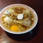 中華そば えもと - 月見中華そば