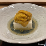 御料理 寺沢 - 養老豆富と三陸産の生海胆