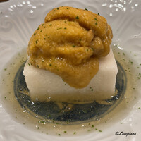 御料理 寺沢 - 養老豆富と三陸産の生海胆