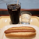 ドトールコーヒーショップ - モーニングセット449円 ジャーマンドック アイスコーヒーＭ