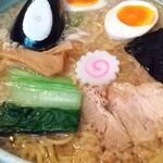 Menshubou Usagiya - らーめん（超こってり）710円 半熟味付け玉子 50円