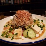 ビーコック - 豆腐サラダ！野菜も絶品❗✨✨✨