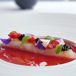 アジュール フォーティーファイブ - ロゼシャンパーニュととっても良く合います。