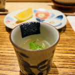 日本橋 蕎ノ字 - ☆浅利と昆布出汁