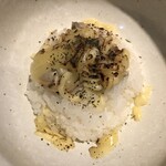 鴨出汁中華蕎麦 麺屋yoshiki - 浅利リゾット