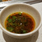 海底撈火鍋 - 店の人が作ってくれた調味料