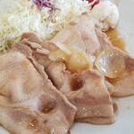 上総モナークカントリークラブ レストラン - しょうが焼きのアップ