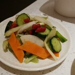 海底撈火鍋 - 浅漬けのアップ