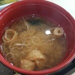 上総モナークカントリークラブ レストラン - 味噌汁のアップ