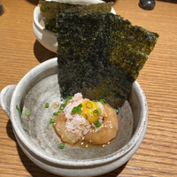 和えに - 甘えびとズワイガニのユッケ。白米下さい！