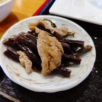 はまむら鮨 - わらびと油揚げの煮物