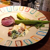 Varmen - 鴨のロースト　カブとオレンジのグラタン　ヤングコーン