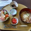 Ryourito Osake Masa - タヌキうどん(冷)とおまかせ海鮮丼