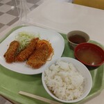 Hatoba Shokudou - 日替わり定食　この日はヒレカツでした