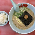 Ramen Yamaokaya - 朝ラーメンと半ライス