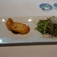 Hérisson d'un jour - 前菜：コチのベニエ