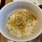 やよい軒 - ごはんおかわりして、〆は出汁茶漬け