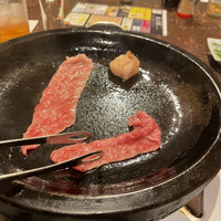 和牛料理 要 - 和牛石焼