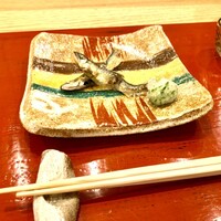 三宅輝 - 和歌山の稚鮎の塩焼き　ほろ苦な美味しさです