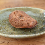 サービスで頂いた自家製マドレーヌ