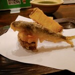 Tempura Anago Kabayaki Sukeroku Sakaba - 稚鮎とサツマイモ