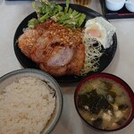 まるやま食堂 - リブロースしょうが焼き定食  1,700円