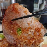 まるやま食堂 - リブロースしょうが焼き リフト