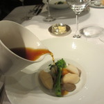 レストランひらまつ - 2013-3 スープは、後から注がれました